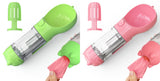 Pet Wasser Flasche Feeder Bowl Müll Tasche Lagerung Tragbare Pet Outdoor Reise 3 In 1 Hund Wasser Flasche